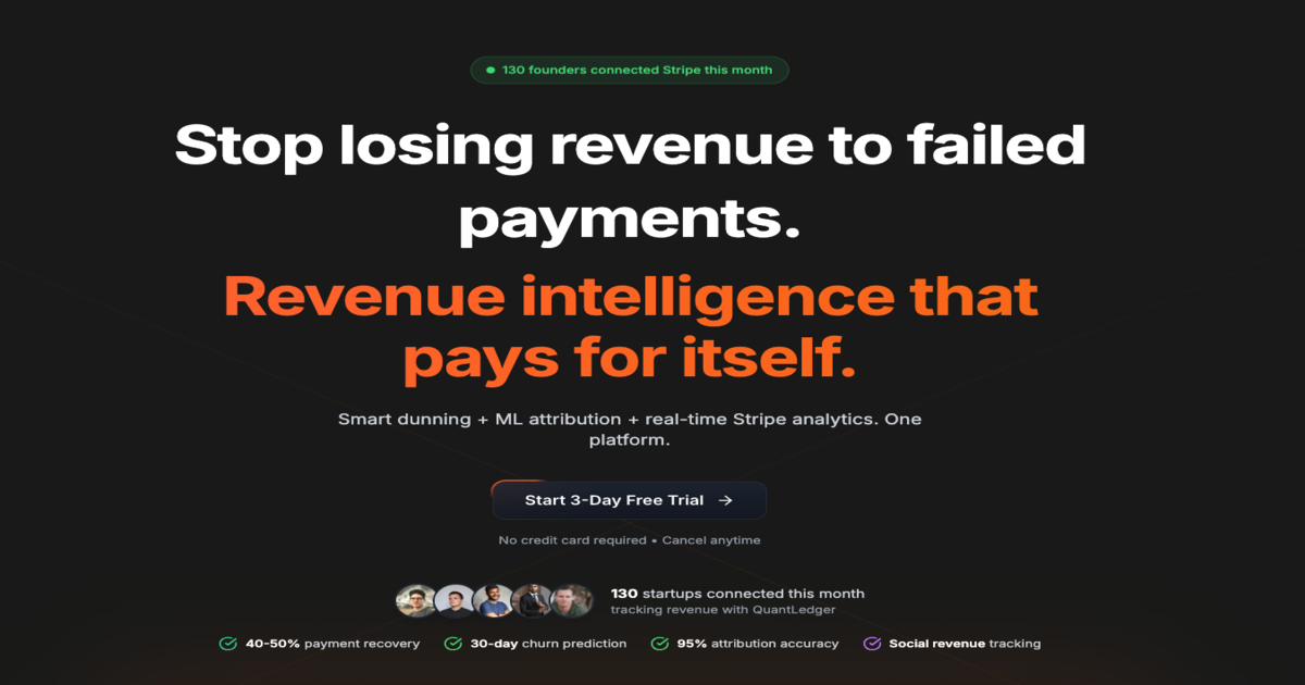 QuantLedger screenshot